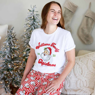 Caden Lane Unisex Pajamas Santa Claus Lane Adult PJ Pants