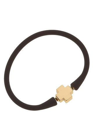 Canvas Women's Bracelets Silicone Cross Bracelet