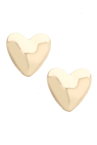 Caroline Heart Stud Earrings