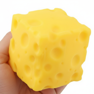 Cheese Cube Angled Studio Shot
