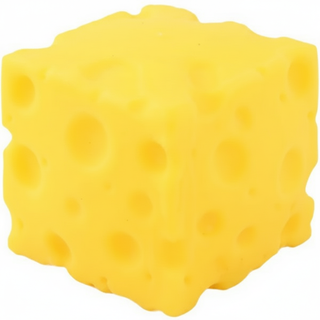 Cheese Cube Texture Close-Up