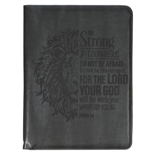 Christian Art Gifts Stationary Be Strong Padfolio