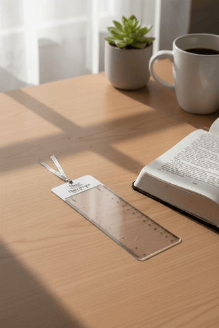 Christian Art Gifts Stationary I Know the Plans Magnifying Bookmark
