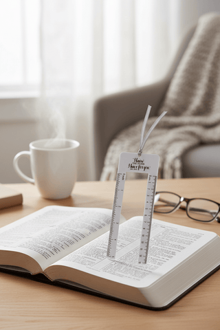Christian Art Gifts Stationary I Know the Plans Magnifying Bookmark