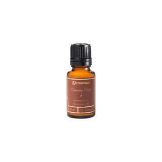 Aromatique Cinnamon Cider Refresher Oil in 0.5 fl oz amber glass bottle with black cap
