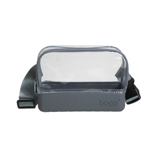 clear belt bag gray