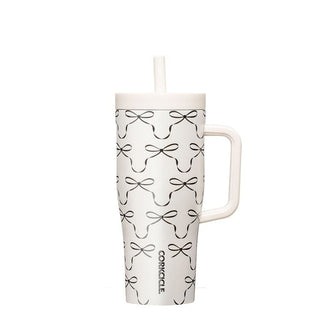 Corkcicle Drinkware 22oz Black Bows Cruiser Tumbler