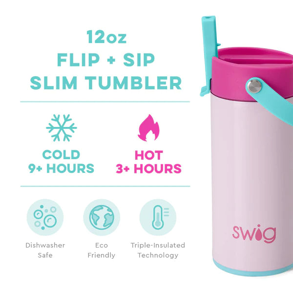 Flip + Sip Slim Tumbler