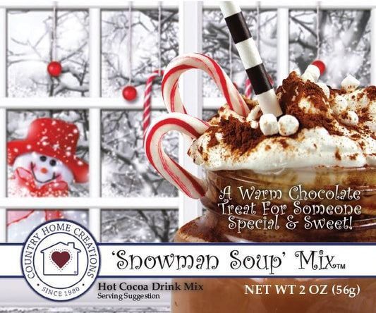Country Home Creations Christmas Food and Snacks Snowman Soup Mix