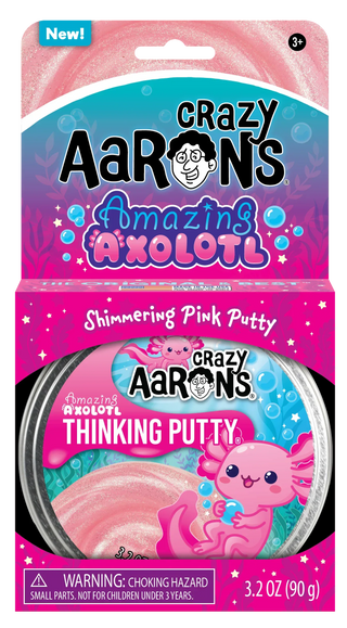 Crazy Aaron toys Amazing Axolotl Thinking Putty