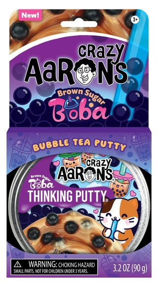 Crazy Aaron toys Thinking Putty-Brown Sugar Boba