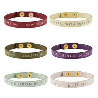 Creative Brands Women's Bracelets Scripture Snap Bracelet