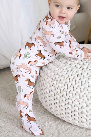 Pony Club Zipper Footie