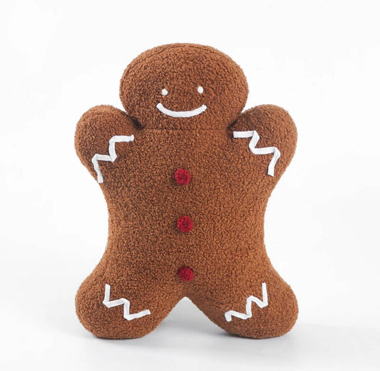 Boy Gingerbread Pillow