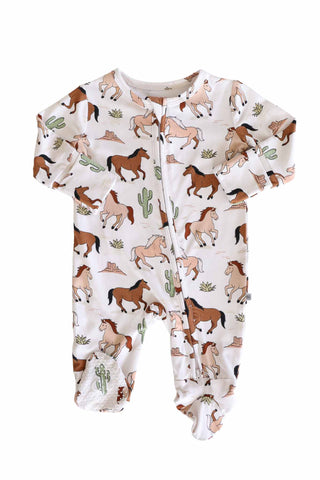 Pony Club Zipper Footie