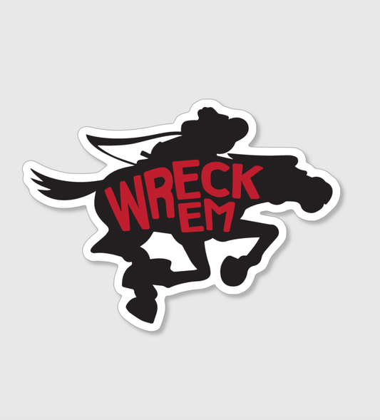 Wreck Em Raider Sticker