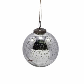 David Christopher's Collection Christmas Ornament 4'' Mercury Glass Ornament