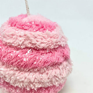 David Christopher's Collection Christmas Ornament 4" Pink Velvet Ornament