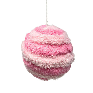 David Christopher's Collection Christmas Ornament 4" Pink Velvet Ornament
