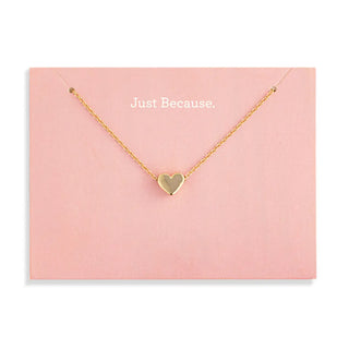 Demdaco Women's Necklaces Just Because Card And Necklace Set