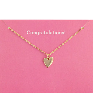 Demdaco Women's Necklaces Congratulations Card And Necklace Set