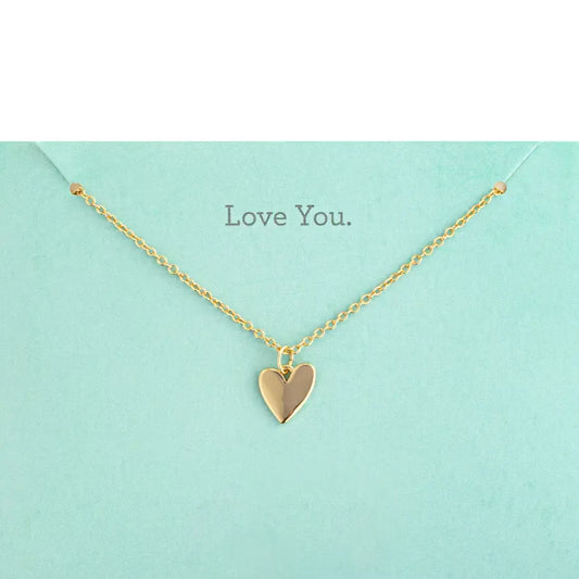 Demdaco Women's Necklaces Love You Card And Necklace Set