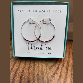 Dot and Dash Women's Earrings Wreck 'em Dot and Dash Earrings