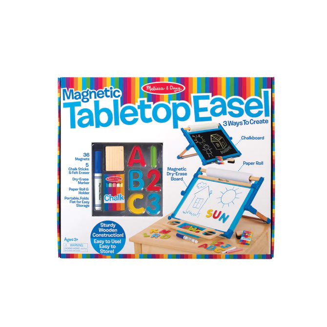 Double Sided Magnetic Tabletop Easel