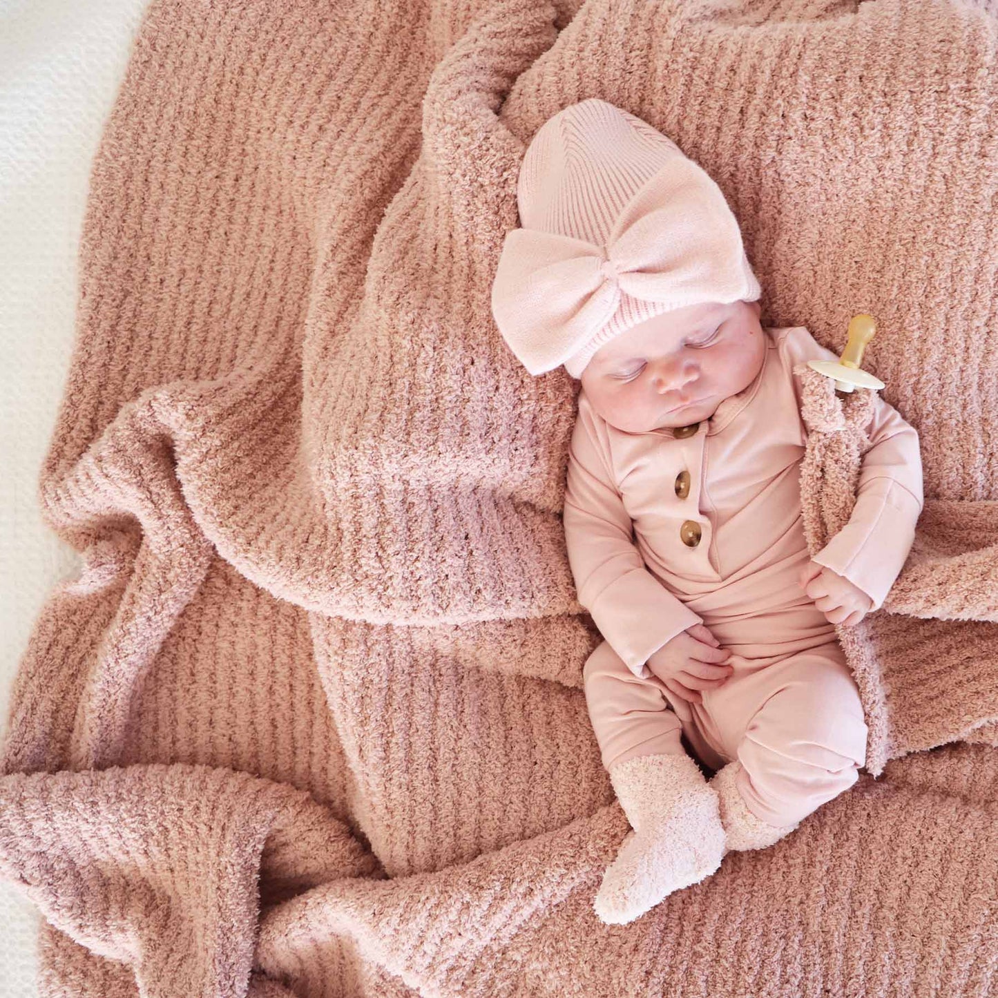 CuddleLane™ Luxe Waffle Blanket