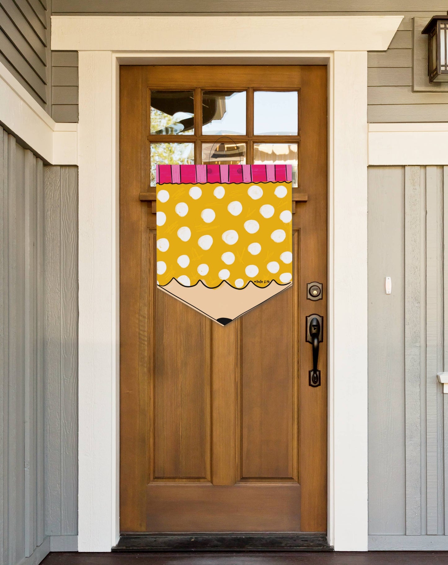 Personalizable Pencil Door Hanger - BLANK