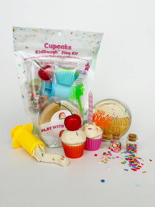 Earth Grown KidDoughs (KidDoughs by EGKD) Toys Cupcake KidDough Play Kit