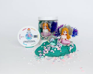 Earth Grown KidDoughs (KidDoughs by EGKD) Toys Mermaid Mini Dough-To-Go