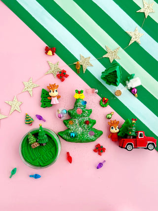 Earth Grown KidDoughs (KidDoughs by EGKD) Toys Trim a Tree KidDough Play Kit