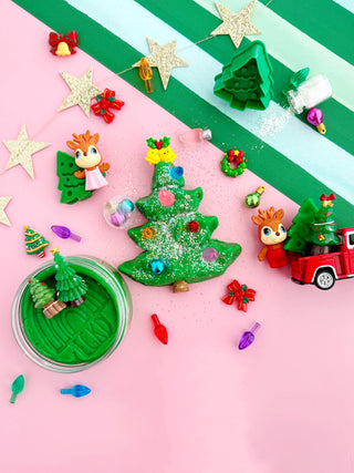 Earth Grown KidDoughs (KidDoughs by EGKD) Toys Trim a Tree KidDough Play Kit