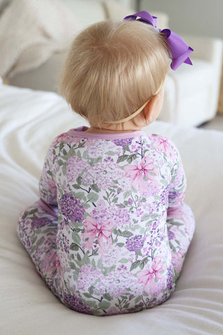 Lavender Lullaby Convertible Zip Romper