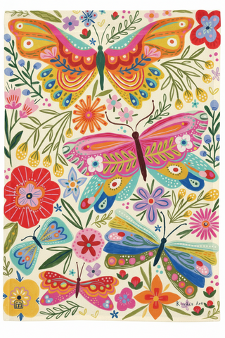Butterflies Garden Flag