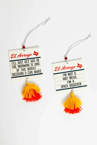 El Arroyo Car Accessories Spicy Disaster El Arroyo Car Air Freshener