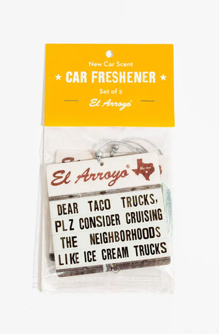 El Arroyo Car Accessories Dear Taco Trucks El Arroyo Car Air Freshener