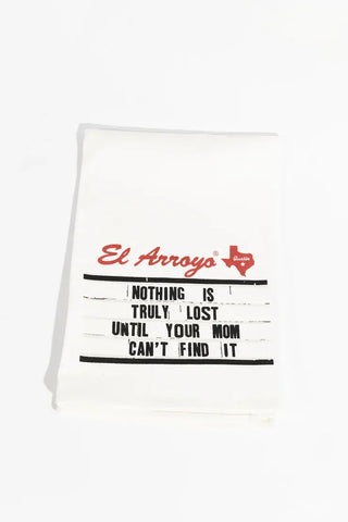El Arroyo Dish Towel Truly Lost El Arroyo Tea Towel