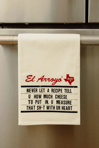 El Arroyo Dish Towel Measure That El Arroyo Tea Towel