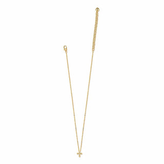 Enchanting Cross Gold Necklace