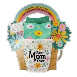 Enesco Drinkware Mom Sock and Mug Set
