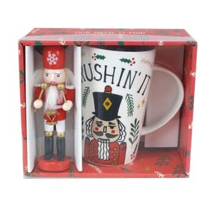 Enesco Christmas Decor Nutrcracker Mug Set