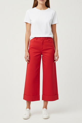 Entro Women's Pants Woven Ankle Pants