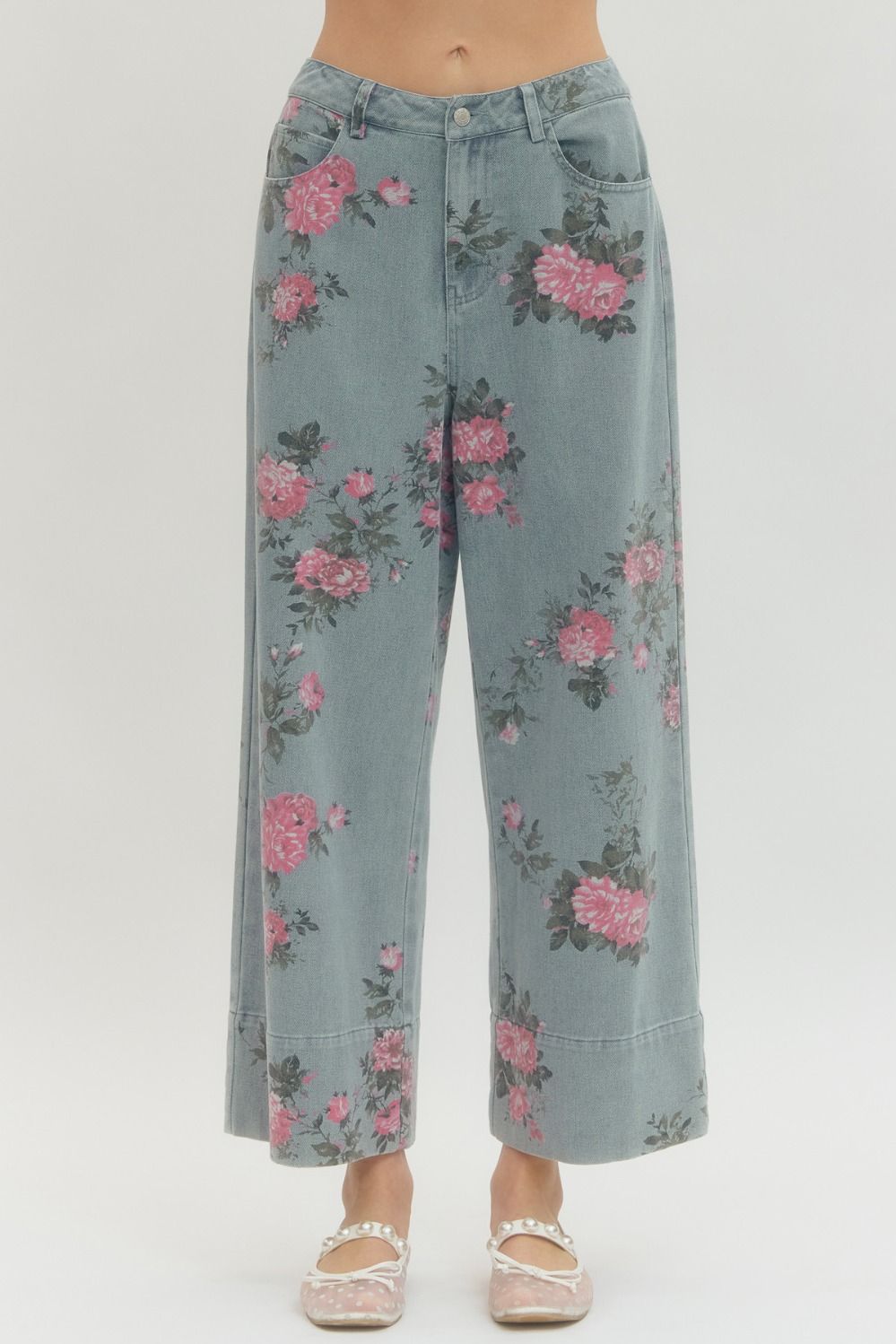 Floral Print Pants