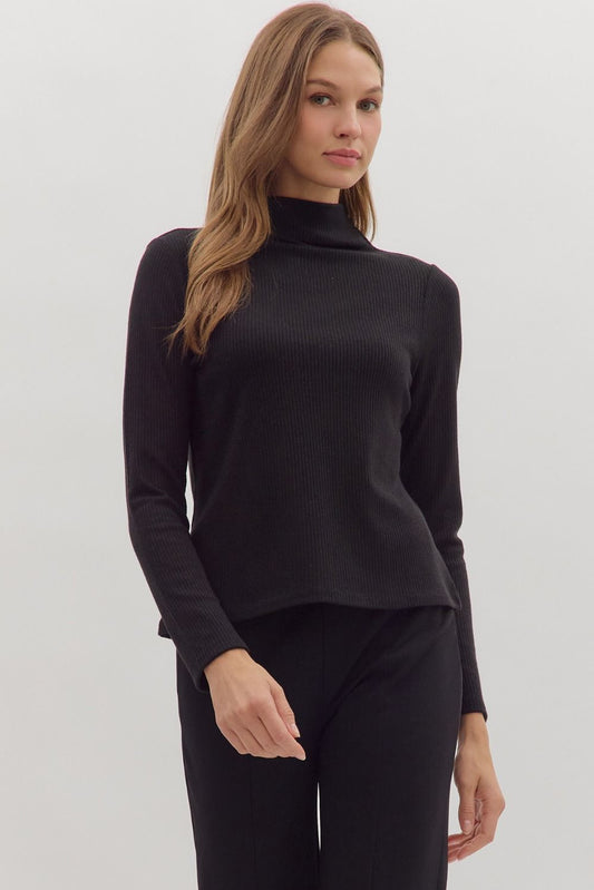 Long Sleeve Ribbed Sweater