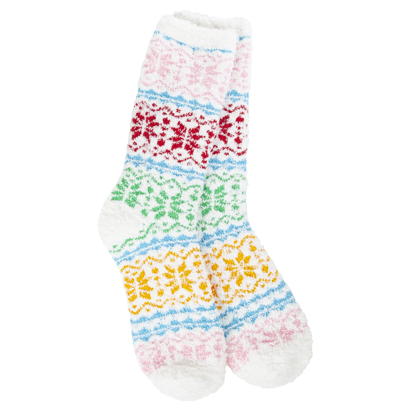 World's Softest Crew Socks Fair Isle