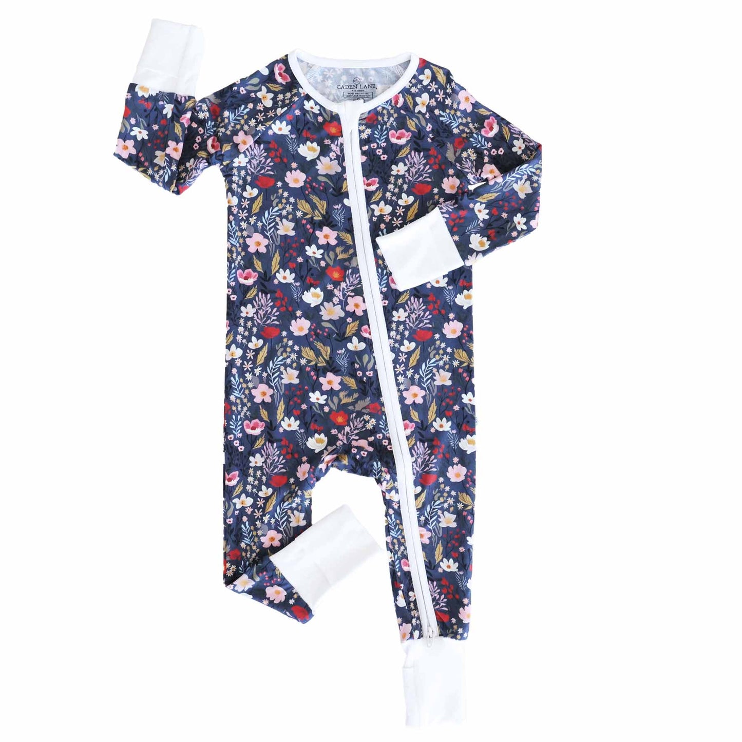 Midnight Meadow Convertible Zip Romper