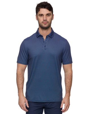 Flag & Anthem Men's Tops Cashiers Navy Dot Polo