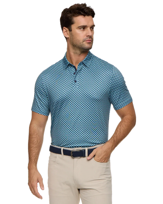 Flag & Anthem Men's Tops Fridley Agave Print Performance Polo